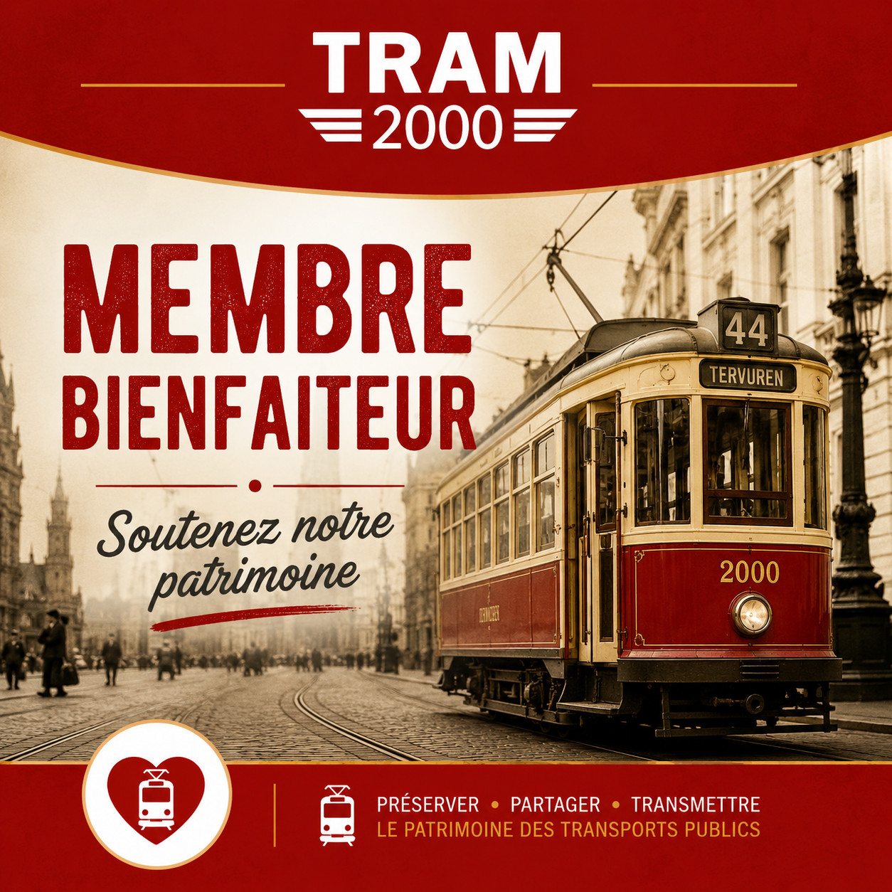 Membre bienfaiteur Tram 2000